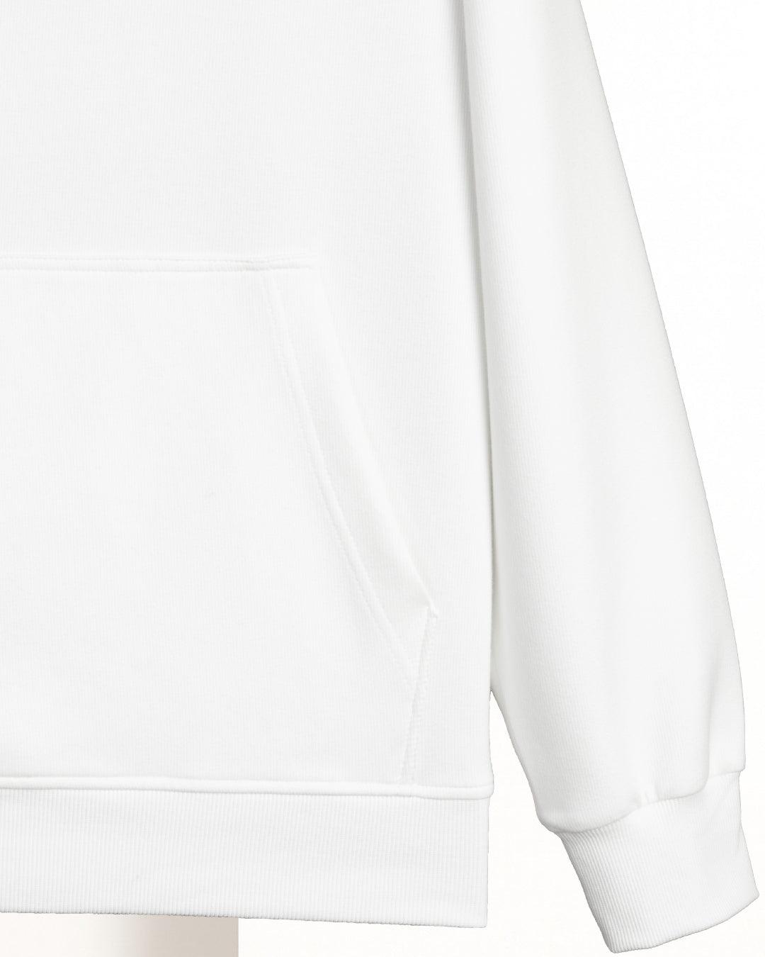 White Cotton Hoodie (Big Size)