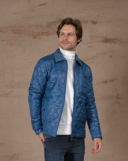 Petrol Regular fit waterproof jacket