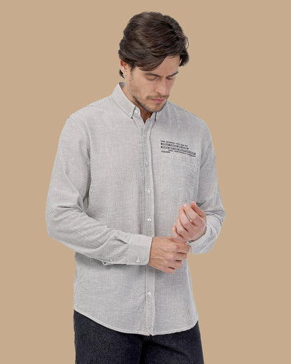 Brown Cotton shirt