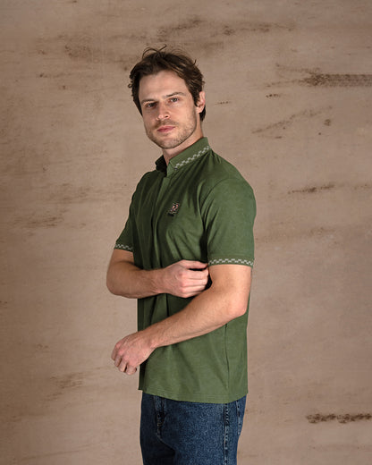 Oil Turkish cotton Polo Shirt Short sleeves