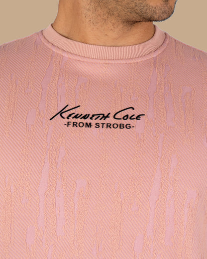 Rose Round-Neck Printed Cotton Hoodie