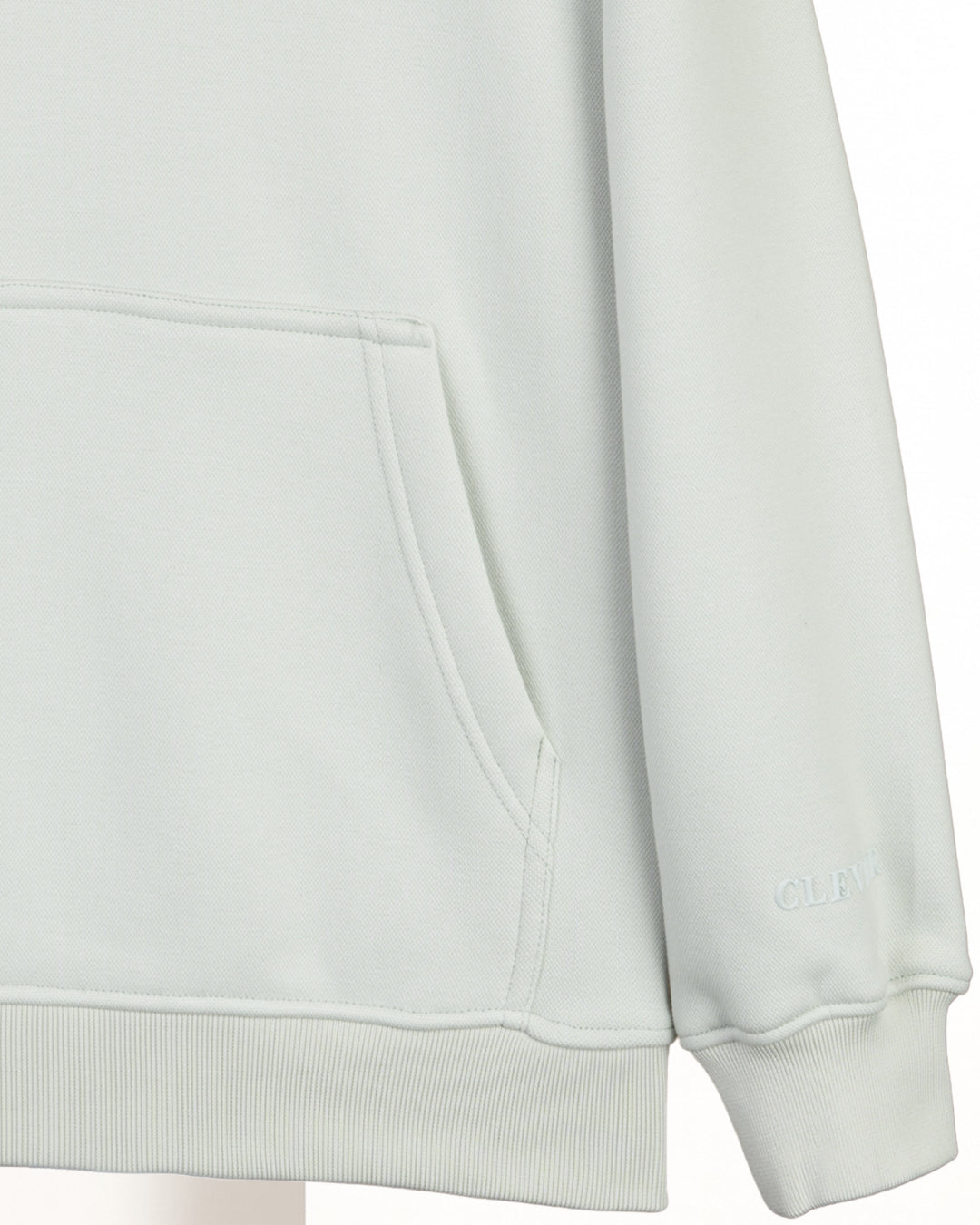 Light-Mint Green Basic Cotton Hoodie