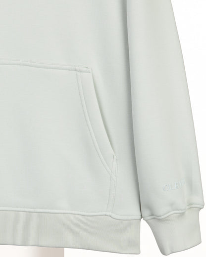 Light-Mint Green Basic Cotton Hoodie