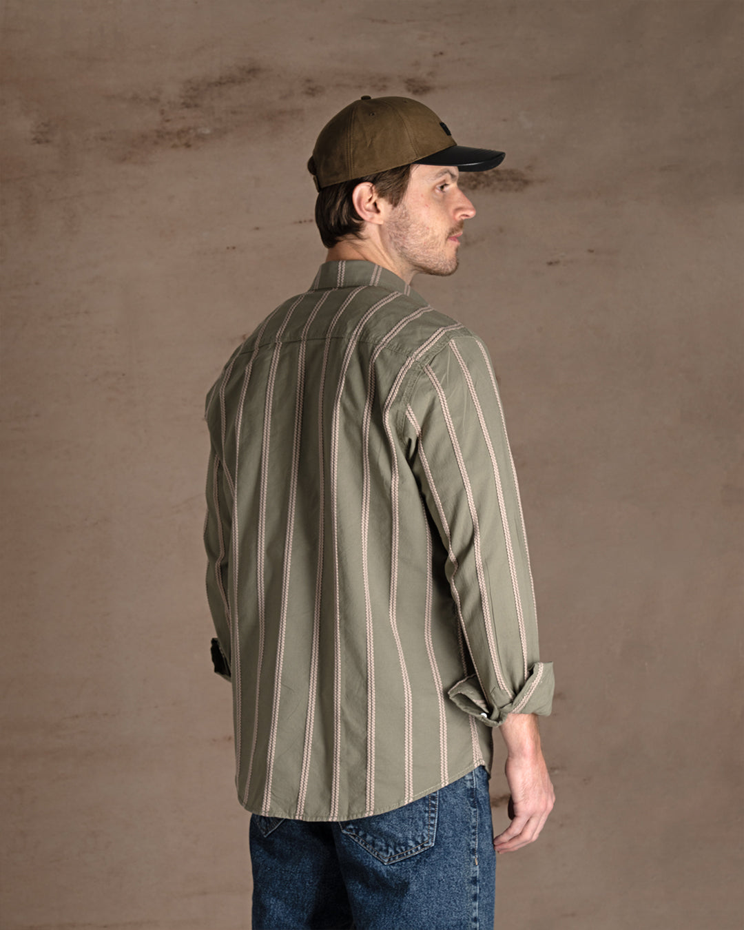 Oil striped Cotton shirt