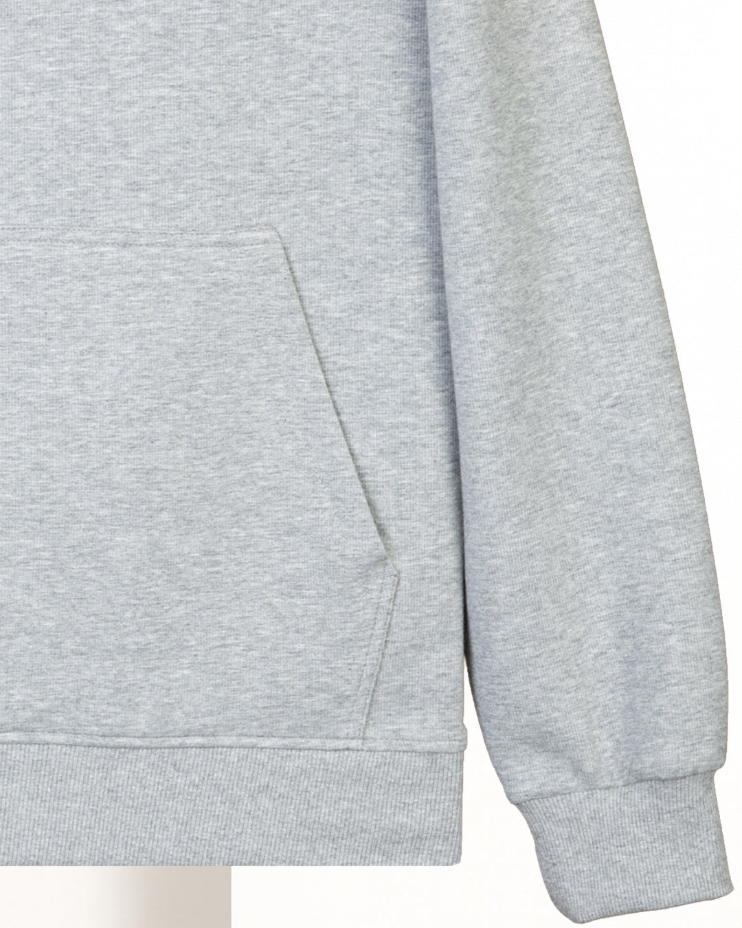 Grey Cotton Hoodie (Big Size)