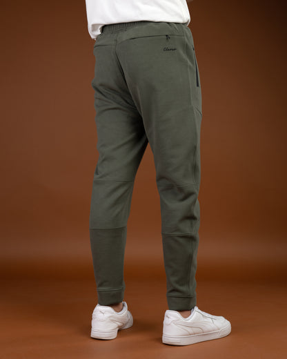 Oil Flex Zip-Pocket Cotton Joggers