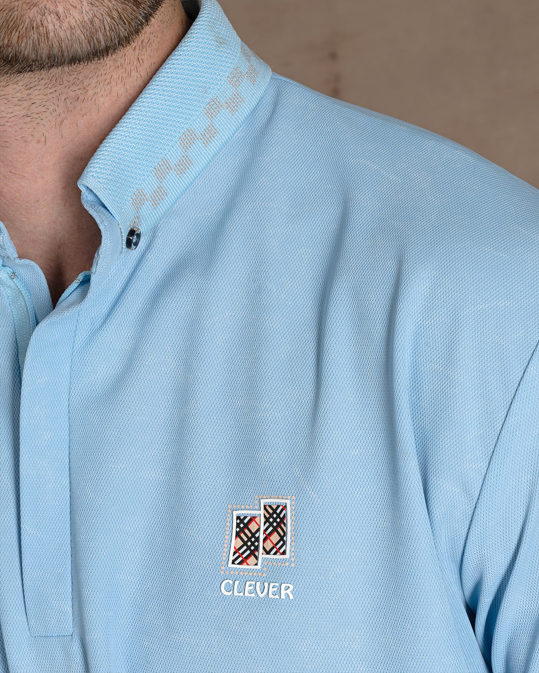 Baby Blue Turkish cotton Polo Shirt Short sleeves