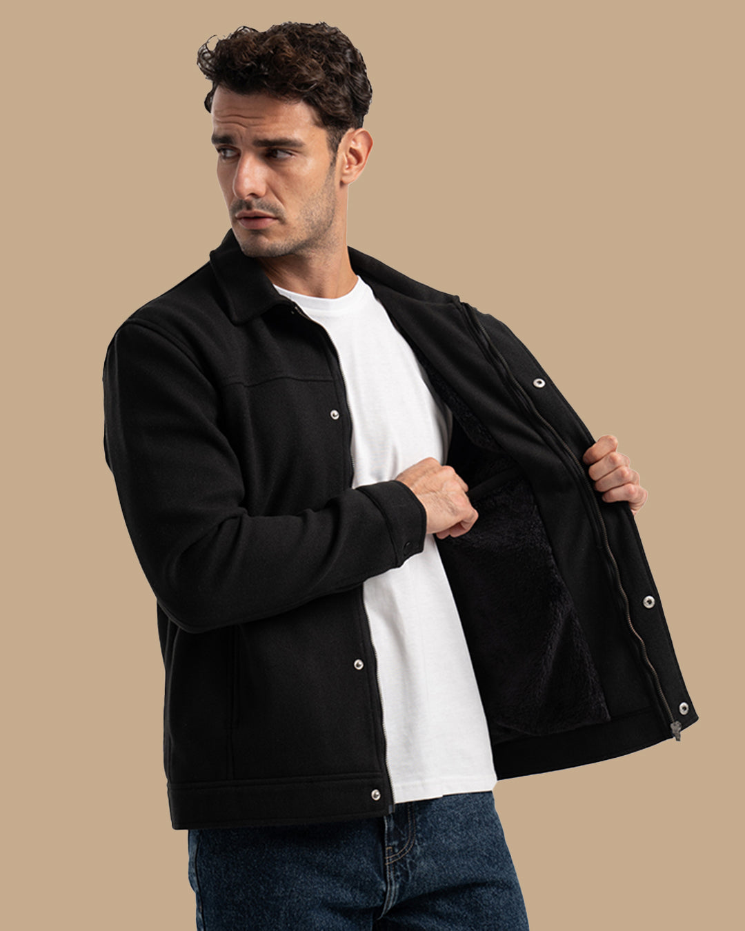 Black Wool Jacket