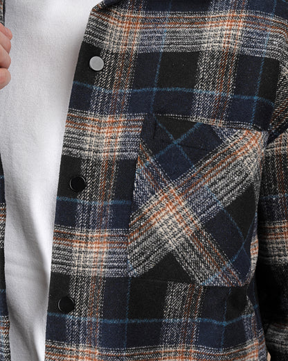 Bronze Flannel checkered winter shirt