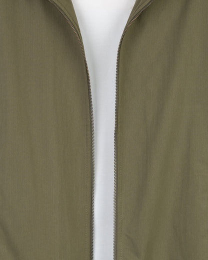 Oil Gabardine Winter Jacket with Fur Lining