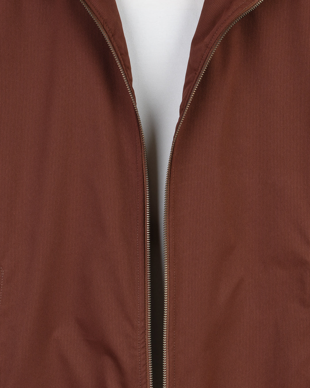 Burgundy Gabardine Winter Jacket with Fur Lining