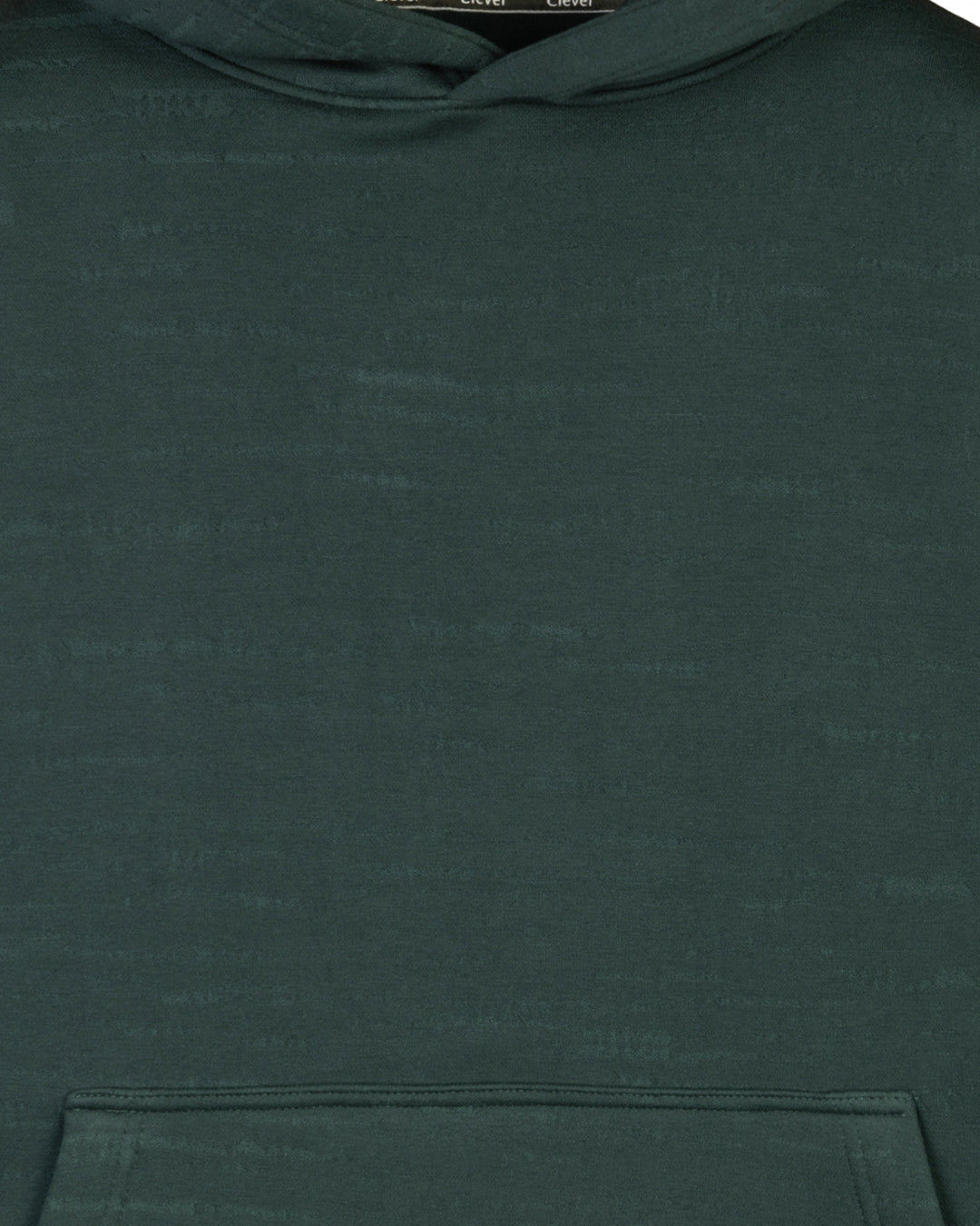 Olive Knitted Cotton Hoodie