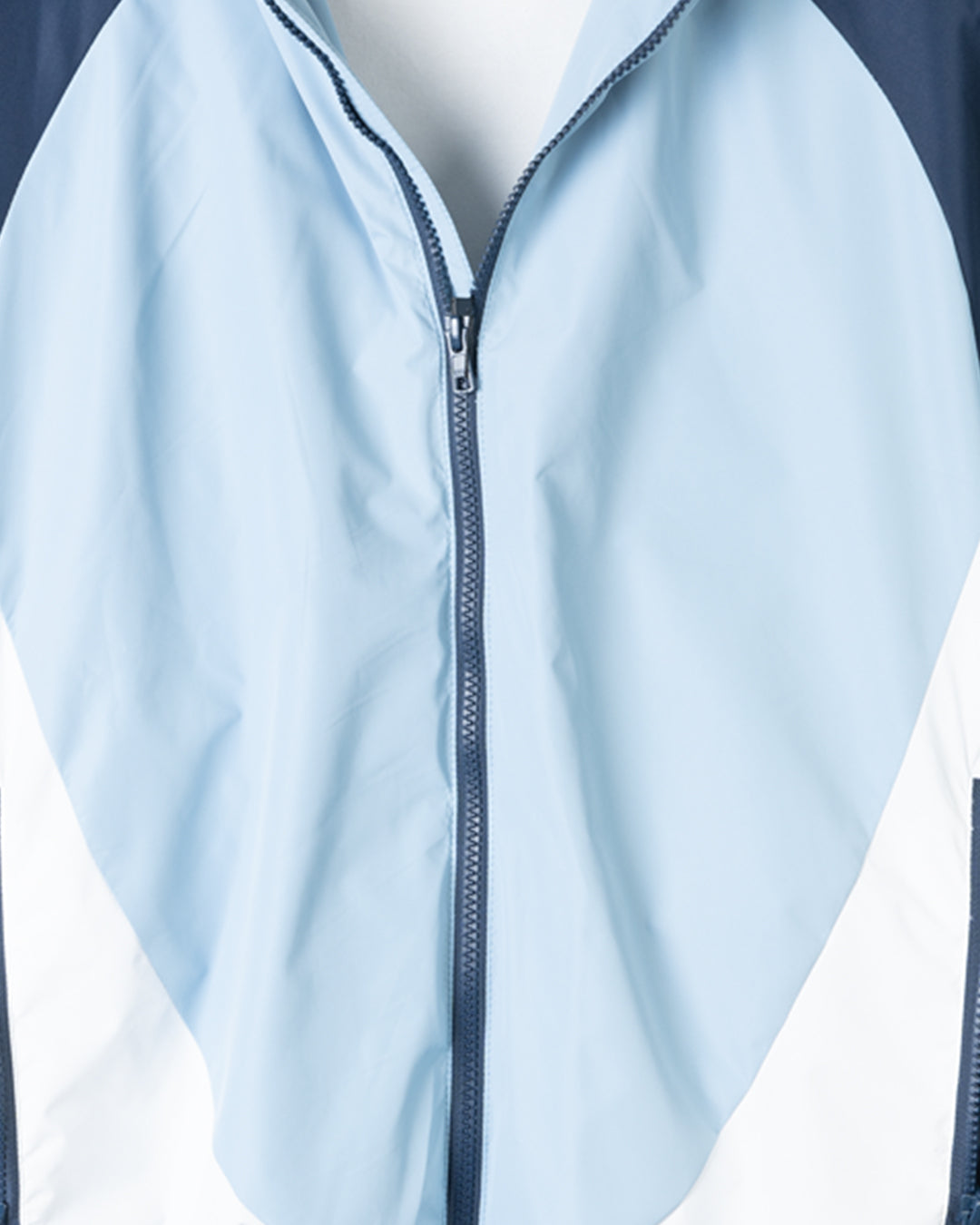 Navy Color-block Sport Waterproof Jacket