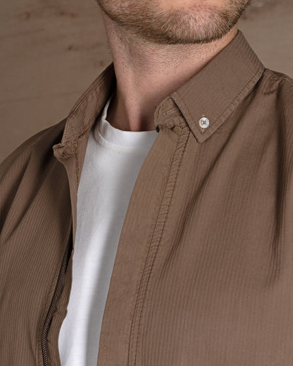 Brown Regular Fit Cotton shirt