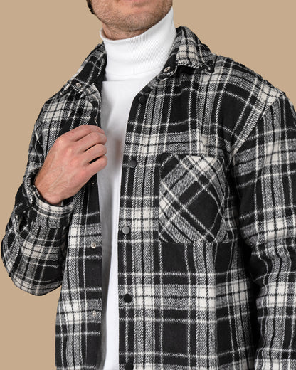 Black Flannel checkered winter shirt