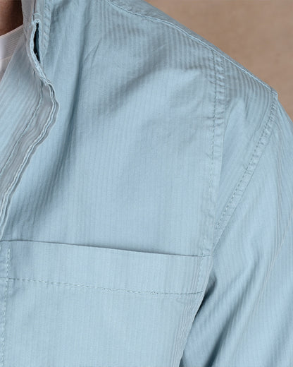 Mint striped Cotton shirt