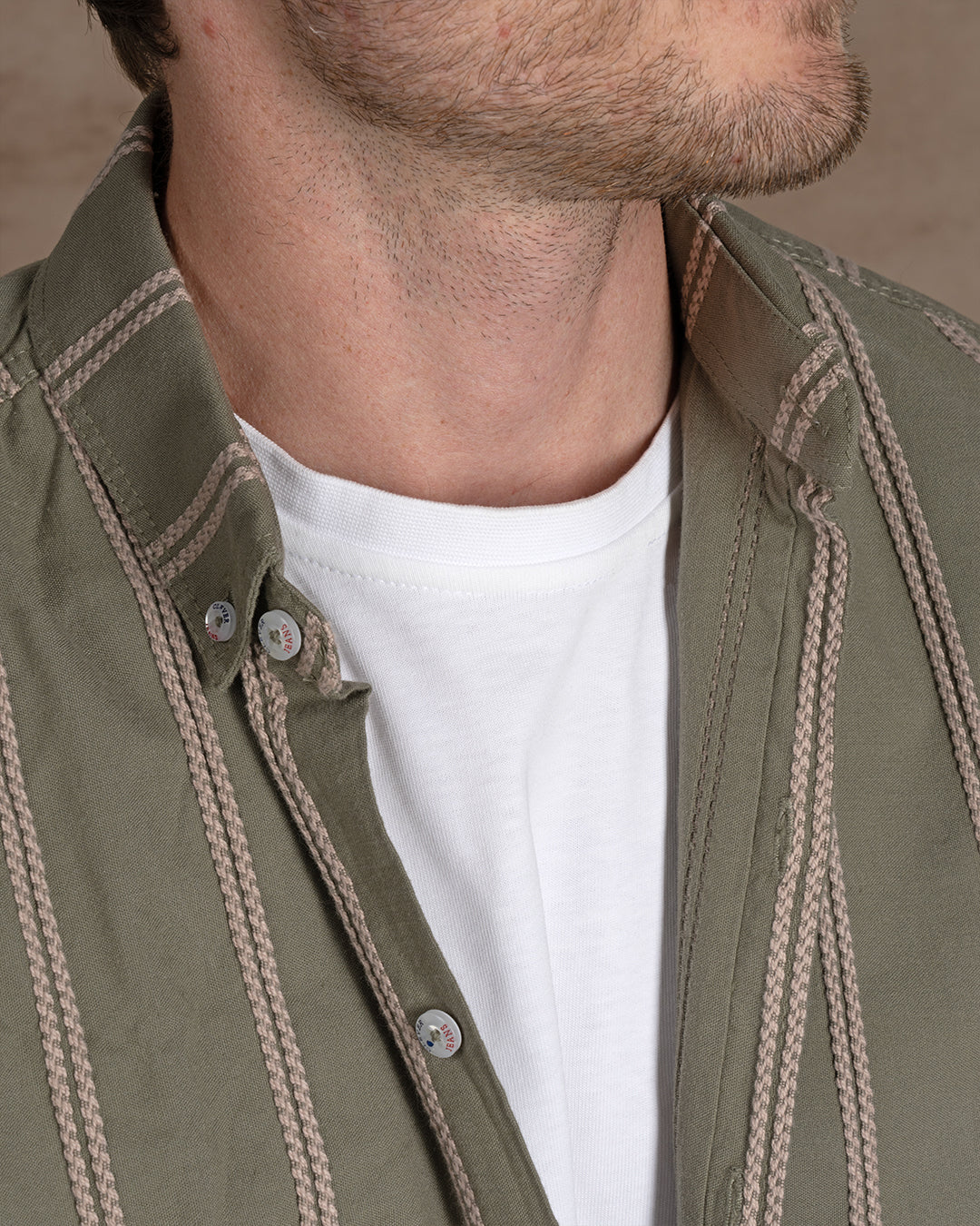 Oil striped Cotton shirt