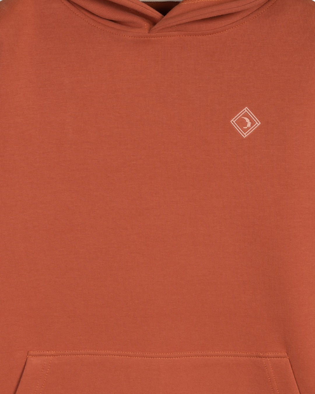 Men's Classic Minimalist Hoodie - Rust (Brick)
