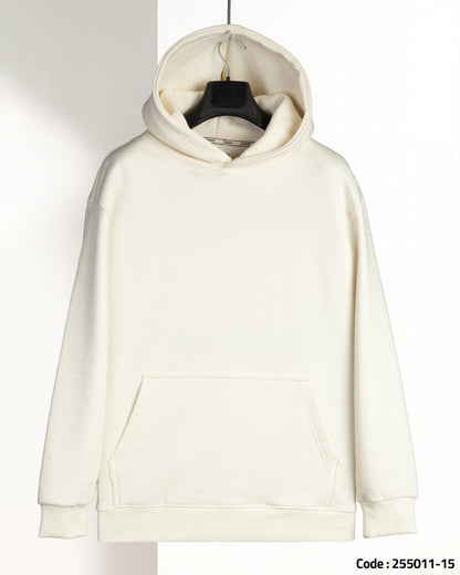 Off-White Knitted Cotton Hoodie