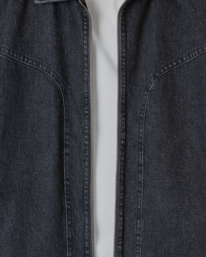 Black Lined Denim Jacket
