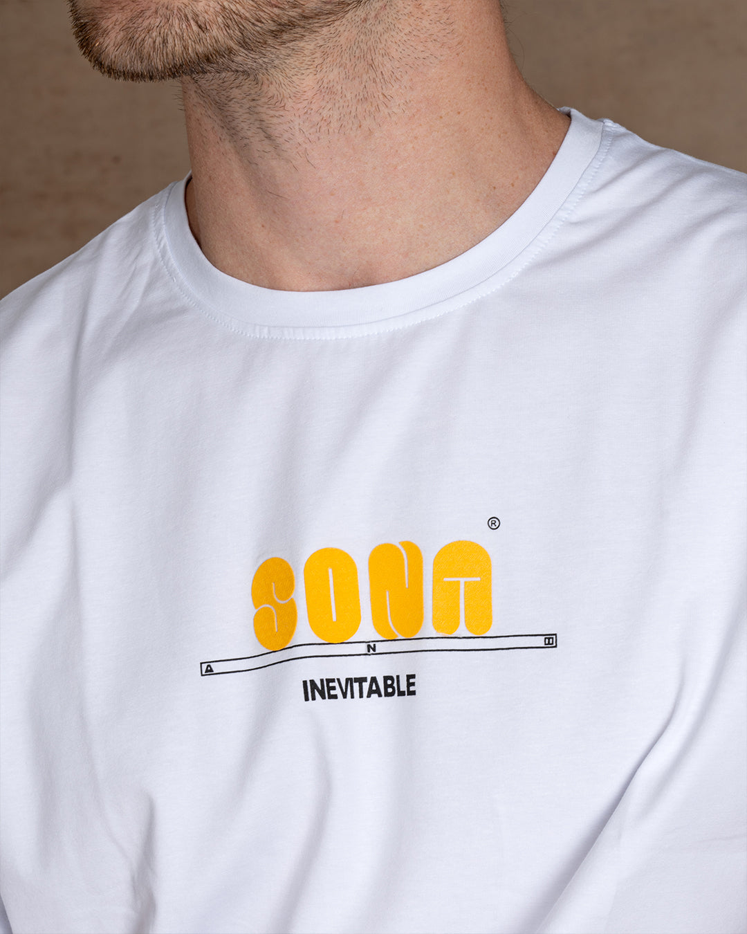 White printed Cotton T-shirt