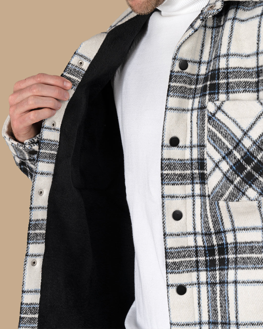 White Flannel checkered winter shirt