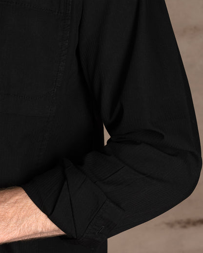 Black striped Cotton shirt