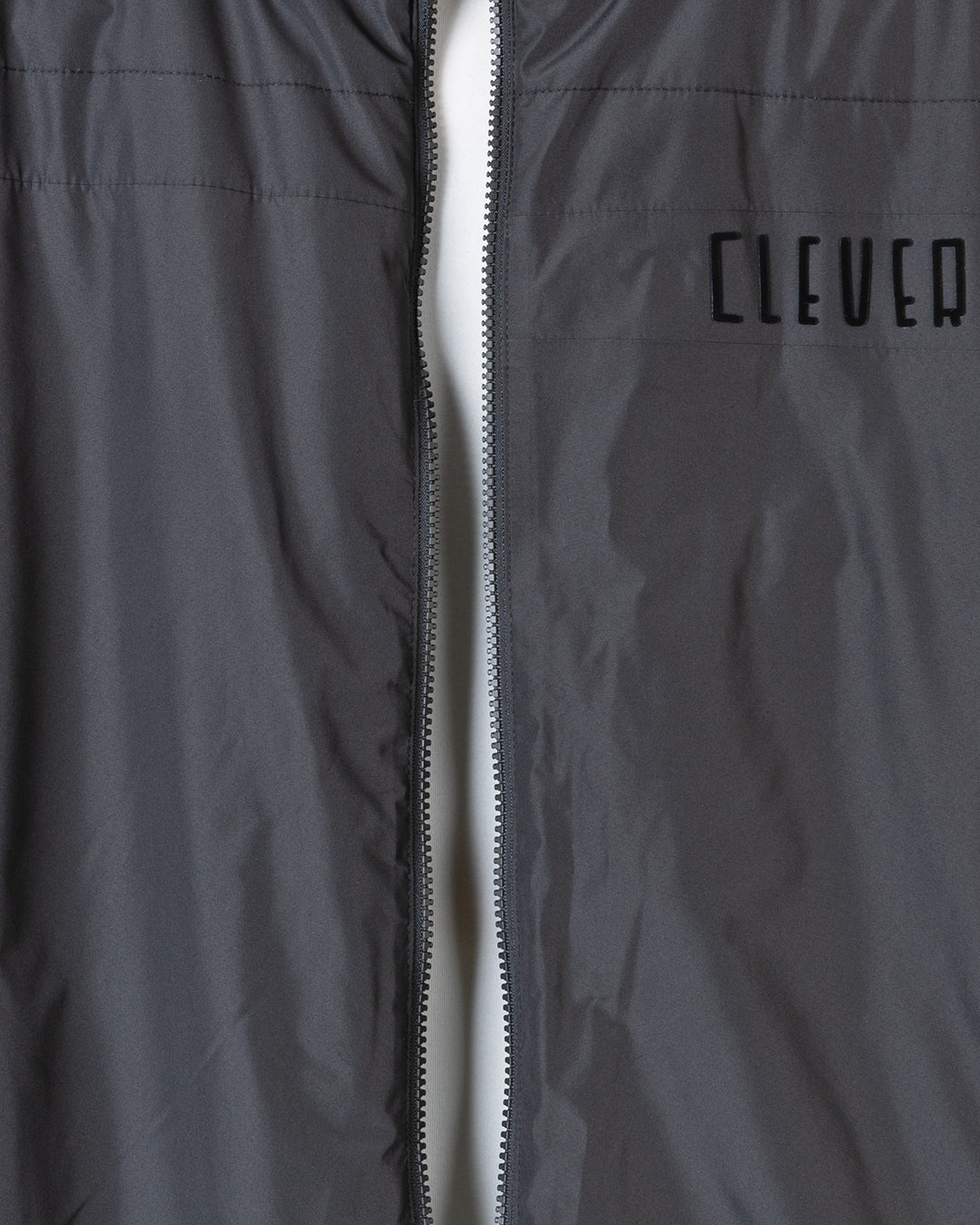 Black Clever Half-Neck Waterproof Jacket