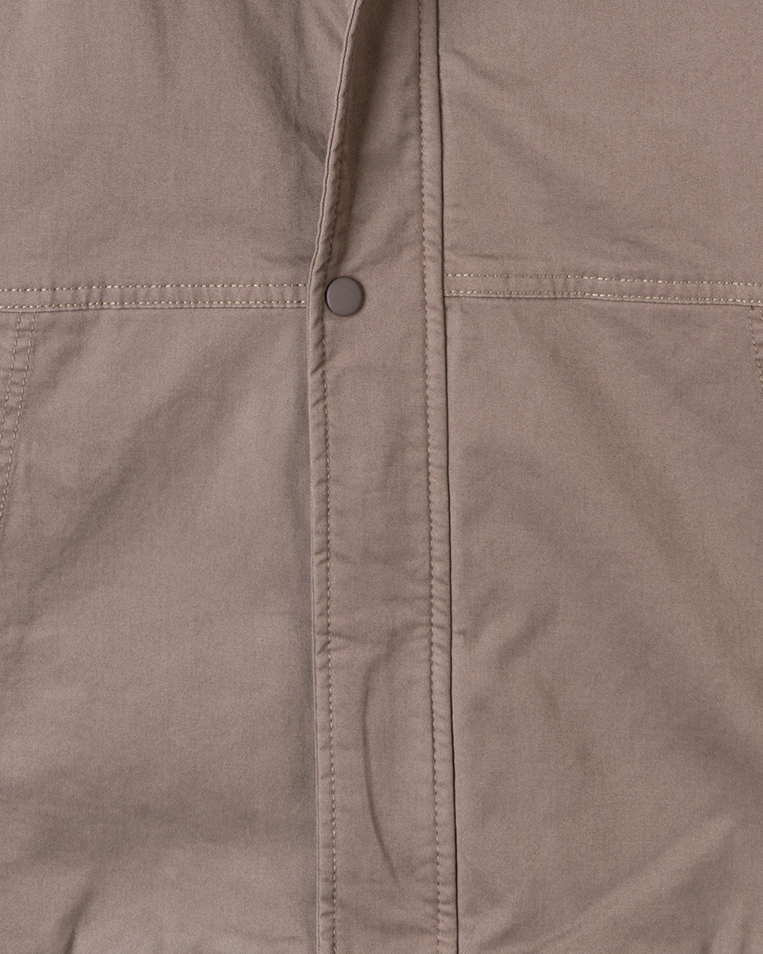 Brown Casual Hooded Gabardine Jacket