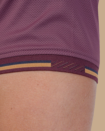 Mauve Cotton Polo Shirt