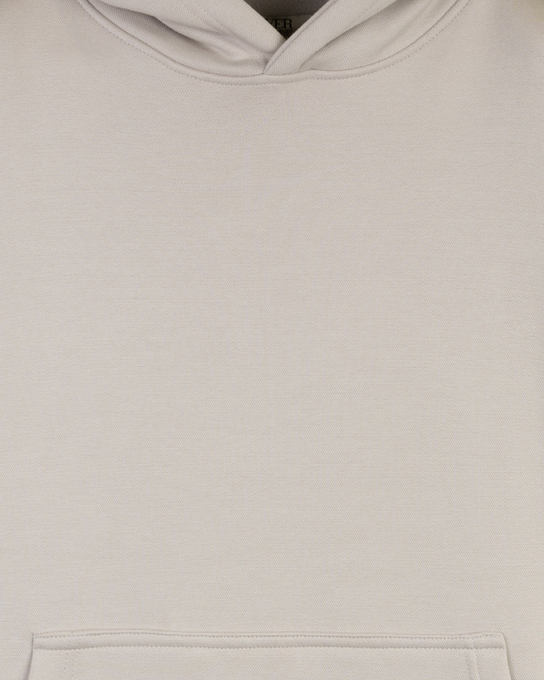 Medium-Beige Basic Cotton Hoodie