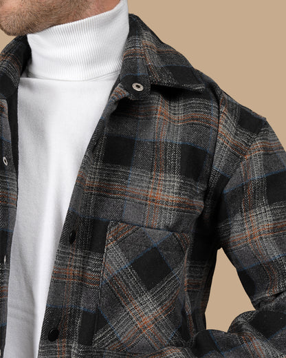 Black Flannel checkered winter shirt