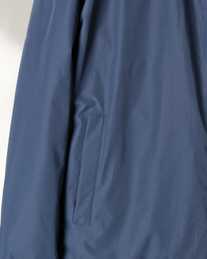 Navy-Blue Clever Half-Neck Waterproof Jacket