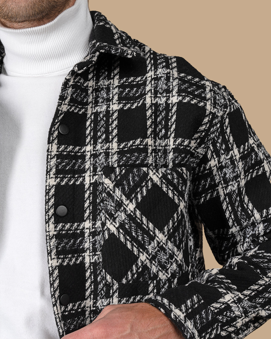 Black Flannel checkered winter shirt