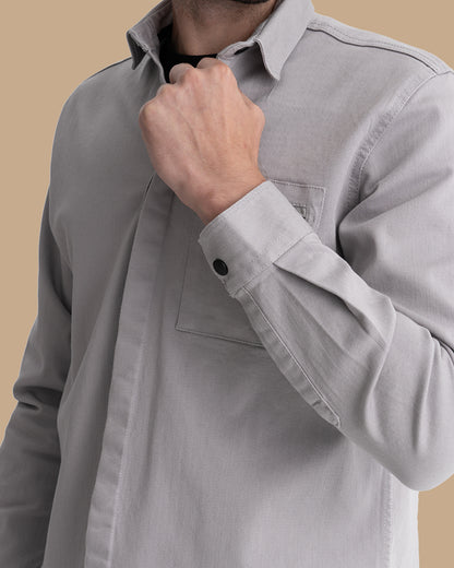 Grey Winter Cotton Shirt