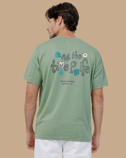 Dark Mint Cotton T-shirt