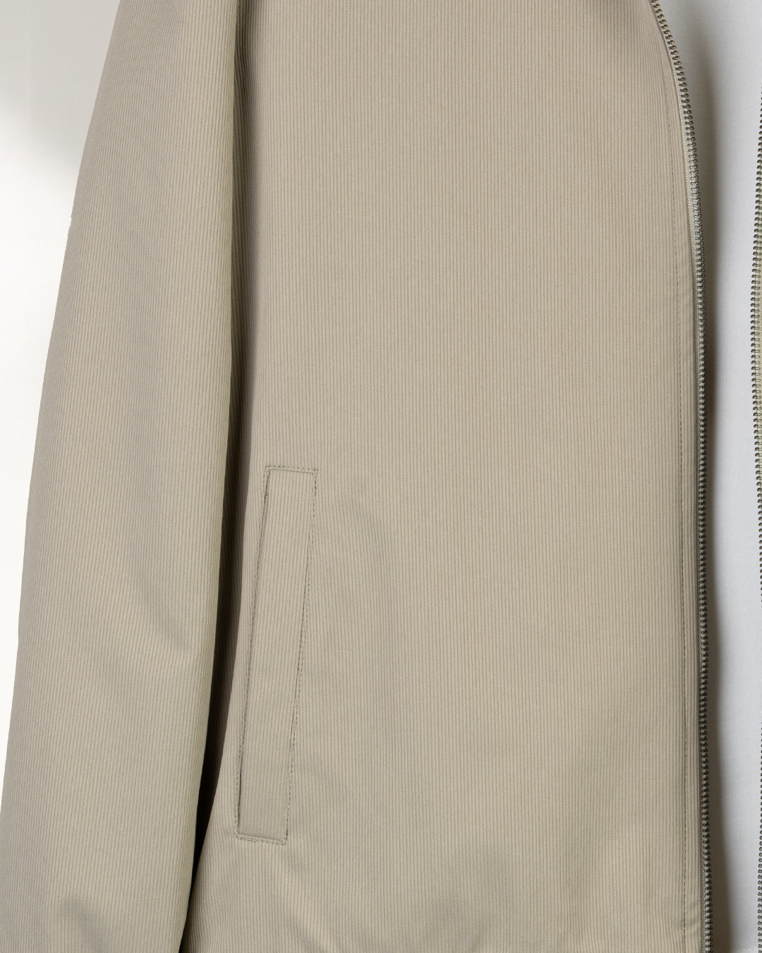 Caffee Gabardine Winter Jacket with Fur Lining