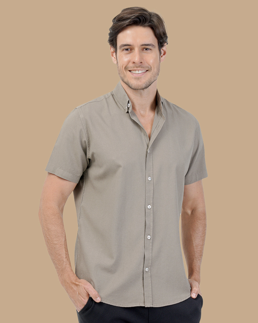 Gray Cotton shirt