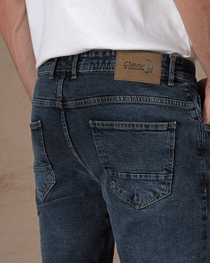 MEN'S SLIM FIT JEANS Blue Black