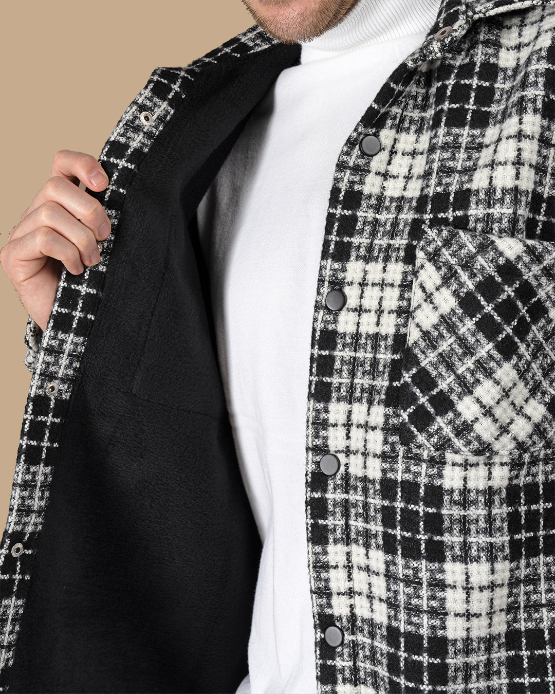 Black Flannel checkered winter shirt