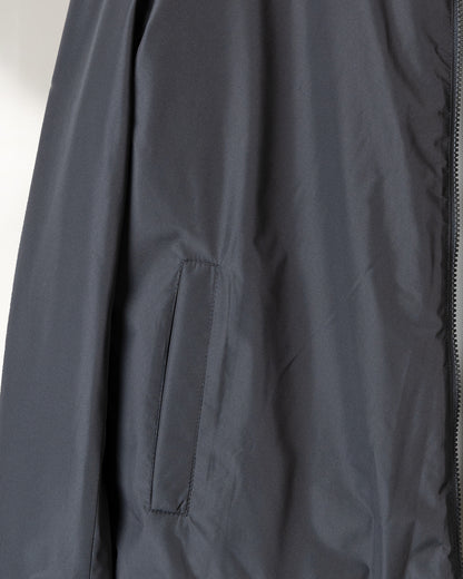 Black Clever Half-Neck Waterproof Jacket