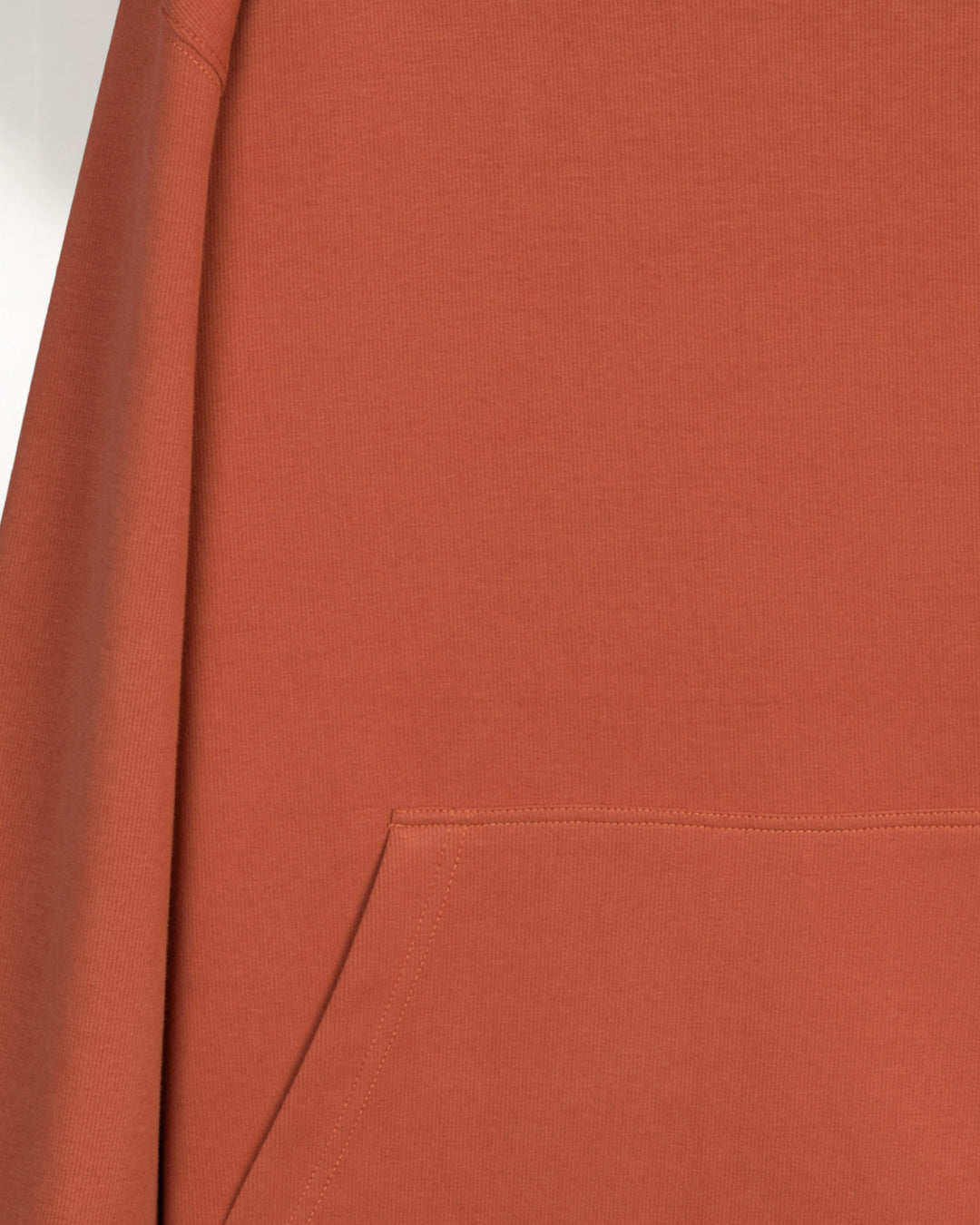 Men's Classic Minimalist Hoodie - Rust (Brick)