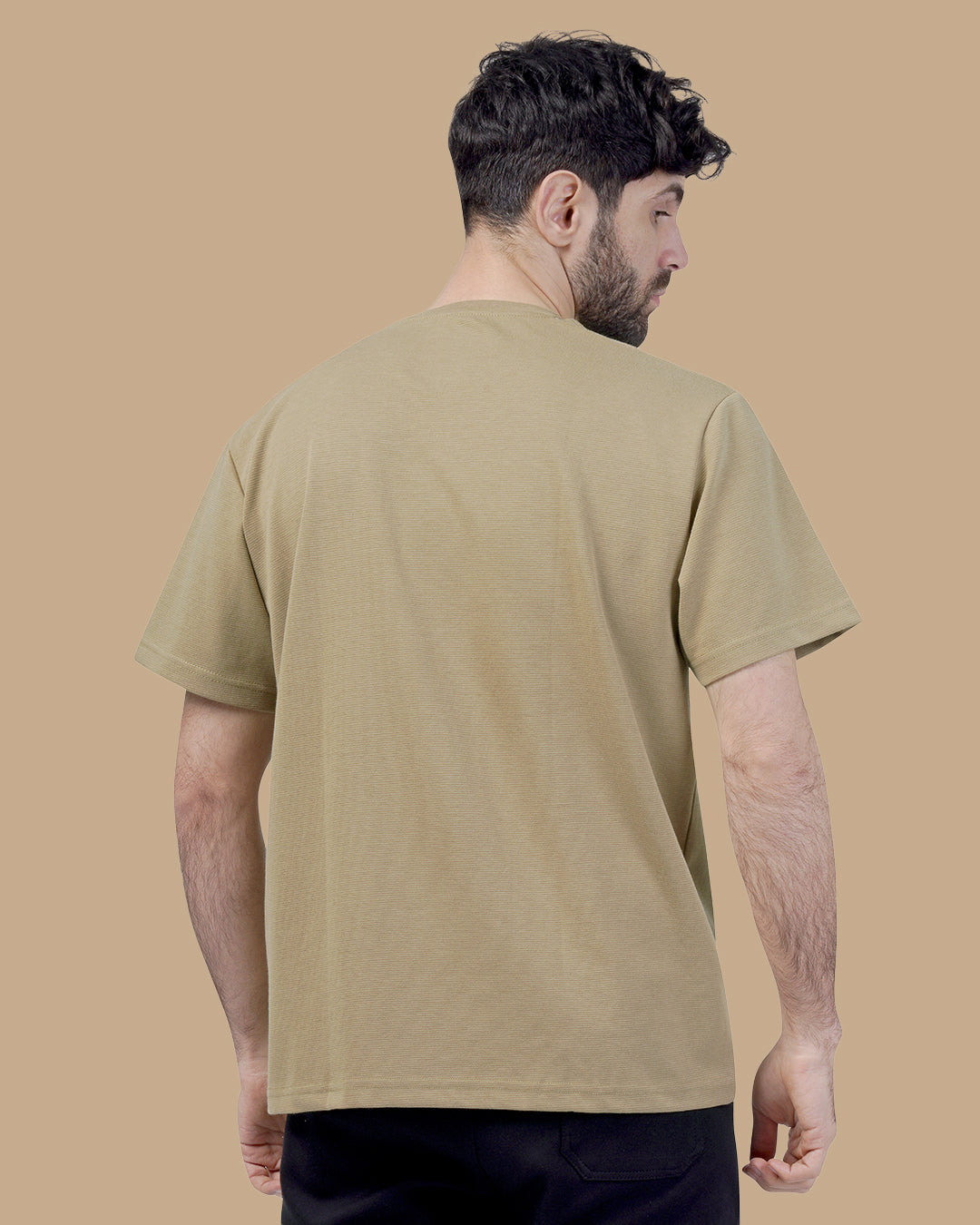 Medium Beige Cotton T-shirt