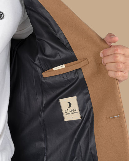 Camel Classic Wool Long Coat