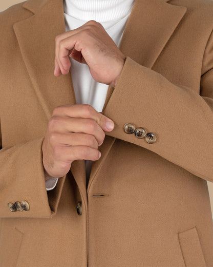 Camel Classic Wool Long Coat