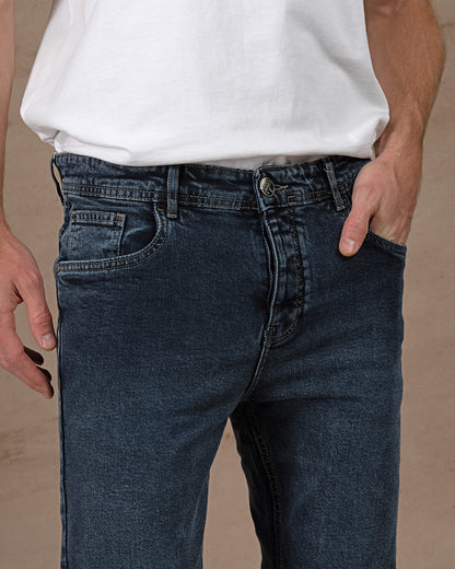 MEN'S SLIM FIT JEANS Blue Black