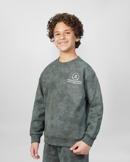 Sage Acid Wash Kids Set