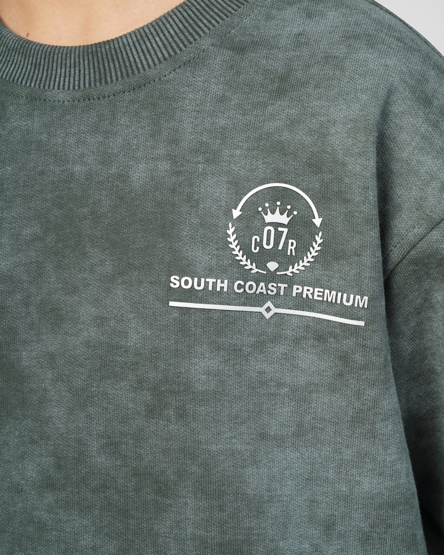 Sage Acid Wash Kids Set