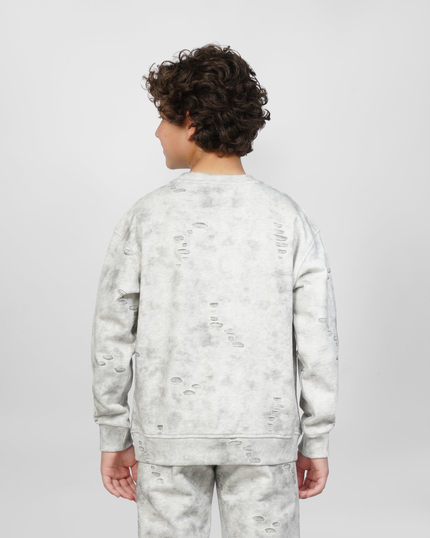 Light Grey Acid Wash Set