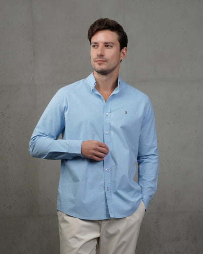 Blue Classic Cotton Shirt